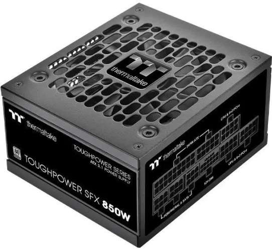 Блок питания Thermaltake Toughpower SFX850 Gen.5,  850Вт,  90мм,  черный, retail [ps-stp-0850fnfape-1]